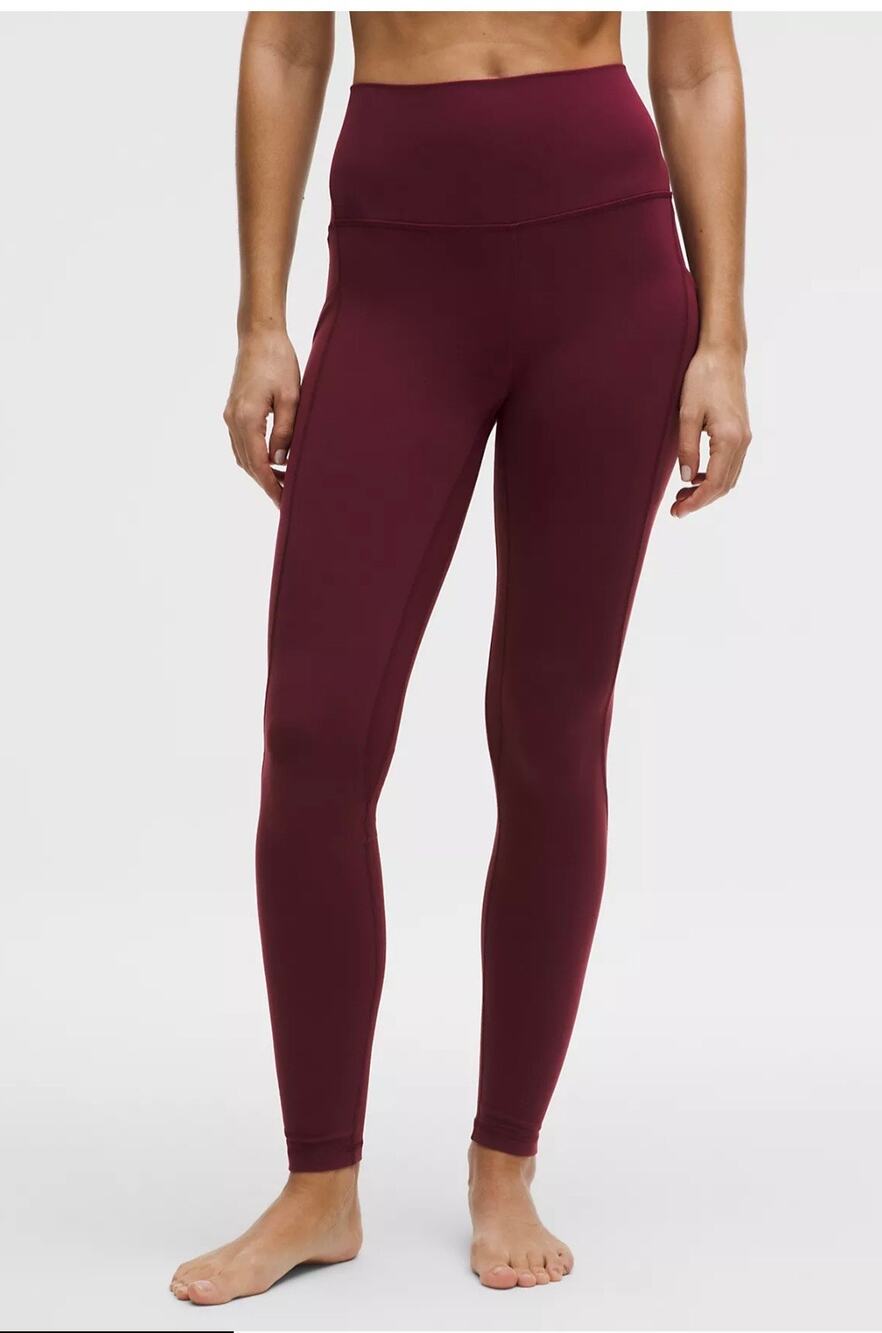 Lululemon Womens Size 6 ALIGN HIGH RISE Leggings 25 Inch Cassis Nulu